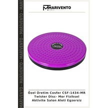 Özel Üretim Cosfer Csf-1434-mr Twister Disc- Mor Fiziksel Aktivite Salon Aleti Egzersiz