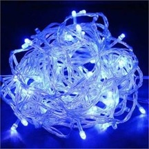 Mavi Yılbaşı Süsü Eklemeli 10Mt 100 Ledli