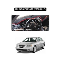 Hyundai Sonata 2007-2012torpido Koruma Halısı Siyah Kenar