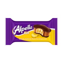 Alpella Kakao Kaplı Muz Soslu Kek 40 G 24'lü 6'li Avantaj Paketi Mıchu