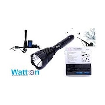 Watton Wt-205-S Profesyonel Avcı Feneri Siyah