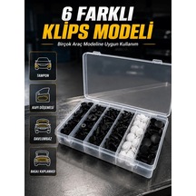 Lb Otomotiv Plastik Klips Seti Kaporta, Çamurluk, Davlumbaz Ve İç Trim Klipsleri