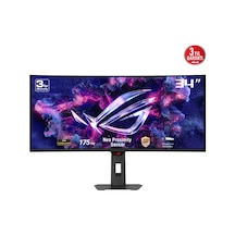 Asus Rog Strıx Xg34wcdg 34 Oled Kavisli 3840x1440 0.03ms 175hz 250cd Dp Hdmı Usb-c Yok Vesa 3yıl Elmb Hdr 400 True Black Yükseklik Ayarlı Yakınlık Sen