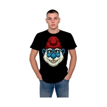 Şirinler Şirin Baba Red Beard Tişört Unisex T-shirt 001