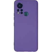 İnfinix Hot 11s Kılıf Nano İçi Kadife Silikon - Mor Diğer