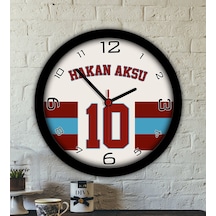 Bk Gift Kişiye Özel İsimli Taraftar Ahşap Duvar Saati 3, Arkadaşa Hediye, Sevgiliye Hediye, Doğum Günü Hediyesi Kobitmeyencom30041 Bk Gift