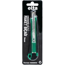 Elta Ergonomik Kilitli Dar Maket Bıçağı 9 Mm