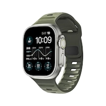 Apple Uyumlu  Watch 9-8-7-6-5-4-3-se / 38-40-41 Mm Armour Dynamıc Silikon Kordon