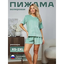 Espına Evde Giyim Sıcak Pijama Takımı Şortlu 305470719 Yeşil Espına Evde Giyim Sıcak Pijama Takımı Şortlu 305470719 Yeşil