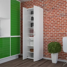 Çok Amaçlı Dolap Mutfak Dolabı Banyo Dolabı Çocuk Odası Dolabı 8 Raflı Dolap Beyaz Çok Amaçlı Dolap Mutfak Dolabı Banyo Dolabı Çocuk Odası Dolabı 8 Raflı Dolap Beyaz