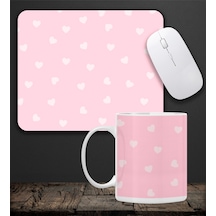 Kalpli Kupa & Kalpli Tasarım Mouse Pad 23x19cm Fare Altlığı Kaydırmaz Taban De580 Ofis Hediyesi