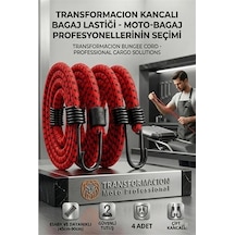 Kancalı Bagaj Lastiği - Motosiklet Bagaj Lastiği Esnek Paslanmaz Kancalı 2 Kancalı 4 Lü Paket 429053