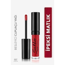 Flormar Kadife Dokulu Likit Mat Ruj - Silk Matte Liquid Lipstick - 007 CLARET RED - 8690604397365