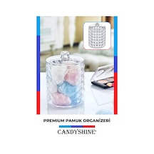 Diamond Premium Lüx Silindir Pamuk Organizeri Modern Düzenleyici