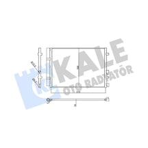 Kale Klıma Radyatoru Hyundaı I20 1.4 Crdı 1.0 T-gdı 14- 490 366x16 Klr-357845