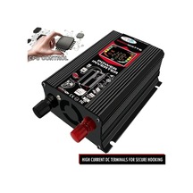 Besthome1 12v-220v 6000w Araç Güç Çevirici, Lcd Ekranlı, Çift Usb, Siyah