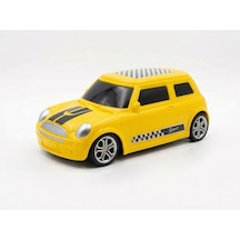Uzaktan Kumandalı Mini Cooper 1:18 Ölçekli Spor Oyuncak Yarış Arabası Sarı