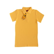Angelos Girls Kız Çocuk Okul Tarz %100 Pamuk T-shirt -5-17 Yaş Ag006 Sarı