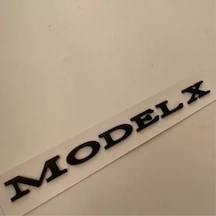Tesla Uyumlu Modelx Piano Black Bagaj Yazısı 3m 3d Abs