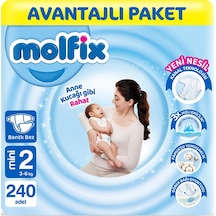 Molfix Bebek Bezi 2 Beden Mini Avantajlı Paket 240 Adet