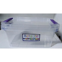 Betalife Plastik 2 Litre Çok Amaçlı Kapaklı Erzak Saklama Kabı Çok Renkli