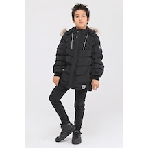 Erkek Çocuk Mont 51237s Siyah