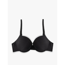 Koton Dolgulu Balenli Kaplı Push Up Sütyen Siyah 5slk10014mk Siyah
