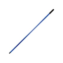 Badem10 Mavi Boyalı Kalın Fırça Sapı Süpürge Çekpas Standart Metal Sap 120 Cm Sabit Sırık Faraş Sap 1.2 Mt