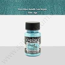 Cadence Dora Glass Metalik Cam Boyası 50 Ml. 3166 Ege