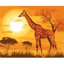 Zürafalı Mousepad 17,5x21,5 Cm