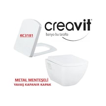 Creavit Tp326 Asma Klozet + Kc3181 Metal Menteşeli Yavaş Kapanır