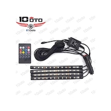 Kumandalı Ayakaltı Led Rgb Müziğe Duyarlı Iç Aydinlatma 12 Ledli (315220602)