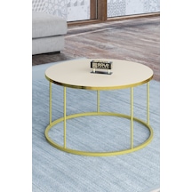 Orta Sehpa Terra Lüx Gold Krem