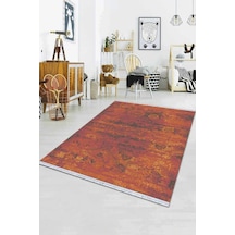 Taba Modern Dokuma Pamuk Tabanlı Kaymaz Kilim Klm013n11