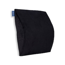 Visco Ortopedik Araç Bel Dayama Minderi 35x33x9 cm, Siyah