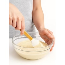 5 Li Silikon Spatula Seti Bambu Saplı Mutfak Gereçleri Isıya Dayanıklı Yapışmaz Hamur Karıştırıcı Pasta Fırçası Kaşık Spatula Seti Kolay Temizlenen Sağlıklı Pişirme Araçları Bej 0