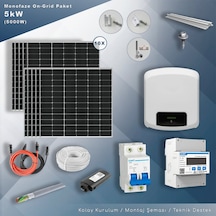 5kw Monofaz On-grid Paket Sistem