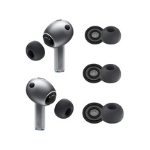 Samsung Galaxy Buds3 Pro / Buds4 Pro Uyumlu Üç Boyut Premium Yedek Silikon Kulaklık Uçları S, M, L Siyah