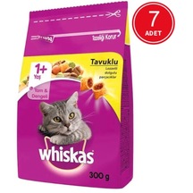 Whiskas Tavuklu Yetişkin Kedi Maması 7 x 300 G