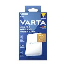 Mag Pro Kablosuz Powerbank 5000 Mah Beyaz Beyaz