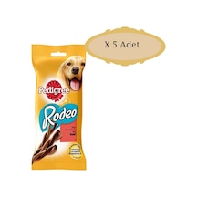 Pedigree Rodeo Sığır Etli Yetişkin Köpek Ödülü 5 x 70 G