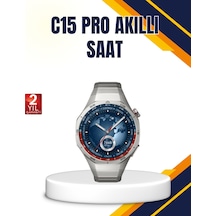Gümüş Akıllı Saat 46mm Kasa
