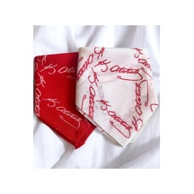 Herşeynota Atatürk Imzalı Kırmızı Ve Beyaz 2'li Renk Unisex Bandana Fular 23 Nisan 29 Ekim 10 Kasım 19 Mayıs Çok Renkli