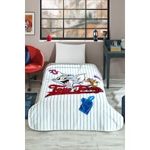 Özdilek Tom & Jerry Lisanslı Tek Kişilik Çocuk Battaniyesi 155x215 Cm Renkli