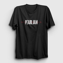 Presmono Unisex Ekg Pearl Jam T-shirt Siyah
