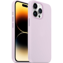 Buff Apple Uyumlu iPhone 14 Pro Rubber Fit Kılıf Lila