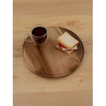 Ahşap Yuvarlak Kesme & Sunum Tahtası
