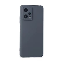 Xiaomi Redmi Note 12 5g Uyumlu Kılıf Nano İçi Kadife Silikon - Gri