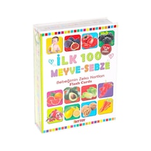 Mey İthalat 1765 Flash Card İlk 100 Meyveler Eğitici Kartlar