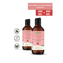 Agarta Boyalı Saçlar İçin Renk Koruyucu Şampuan 2 x 400 ML